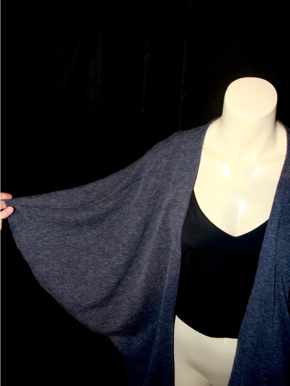 Open-Front Knit Cardigan - Picture 2 of 5